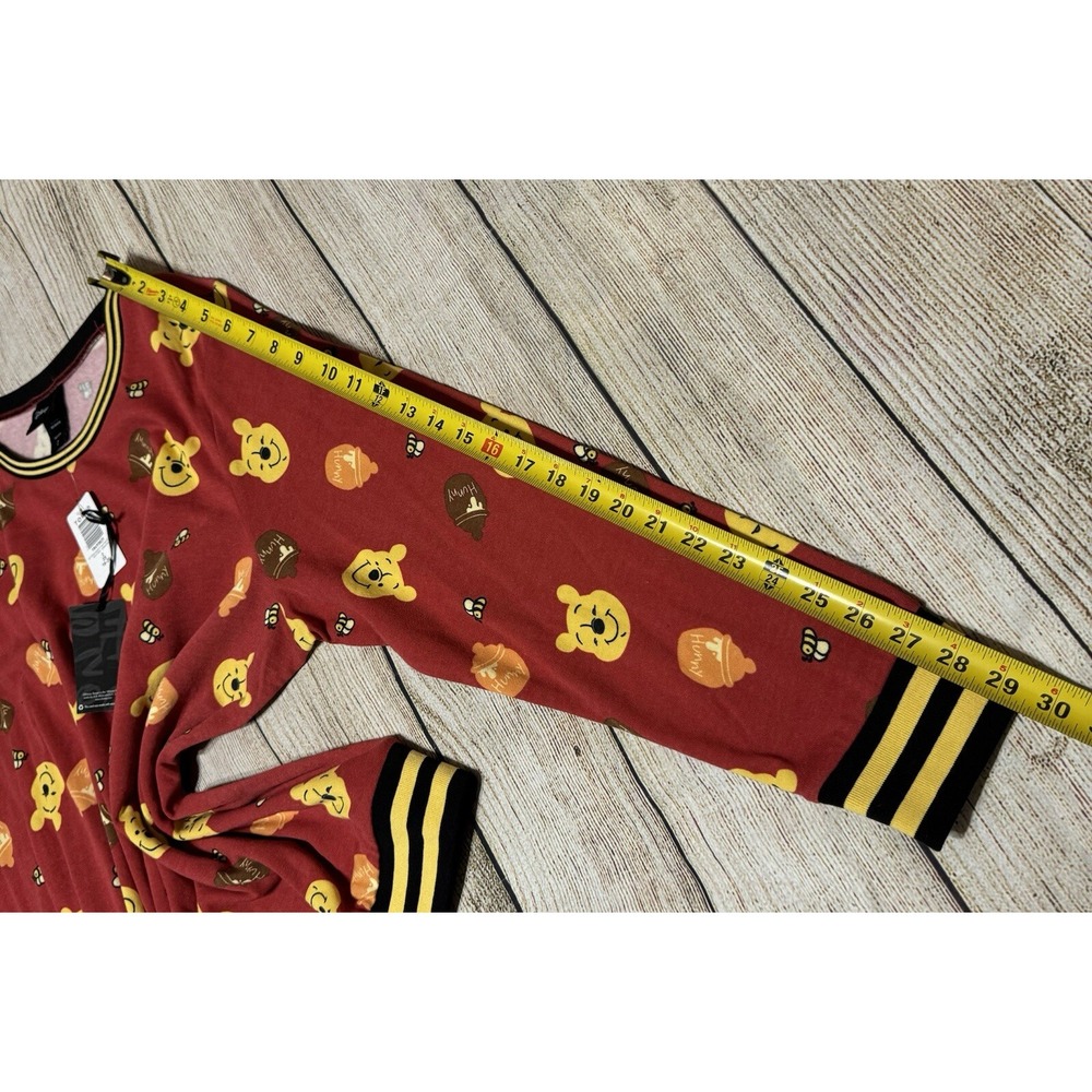 NEW Torrid Winnie the Pooh Cozy Fleece Varsity Pullover Sweatshirt Sz 2 NWT Tb31 - Picture 7 of 8